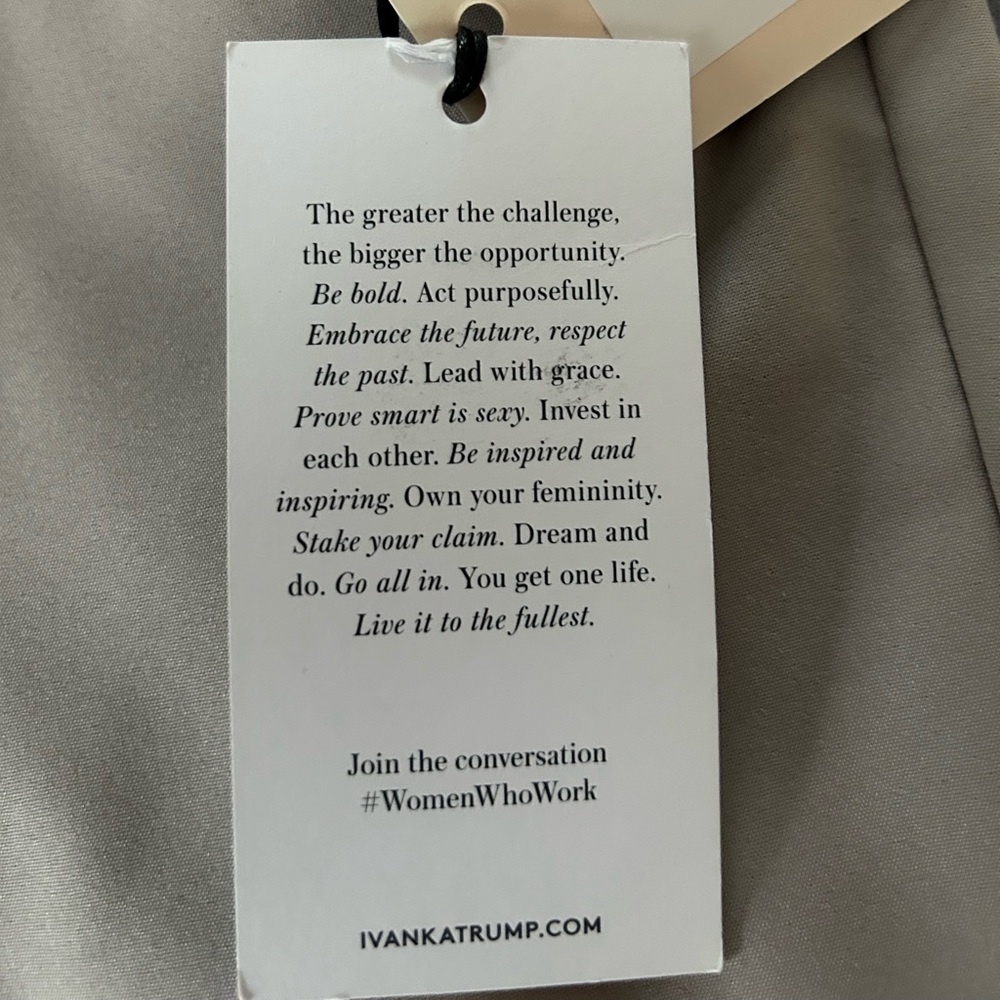 Ivanka Trump Taupe Ankle Pants size 8 NWT - Picture 10 of 10